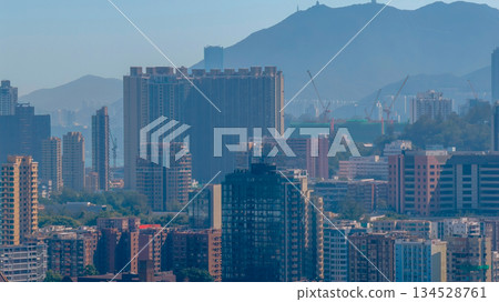 Dec 17 2025 East Kowloon Urban Skyline Cityscape Hong Kong Dec 17 2025 East Kowloon Urban Skyline Cityscape Hong Kong 134528761