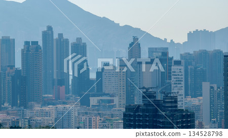 Dec 17 2025 Hong Kong Air Pollution Urban Smog Cityscape 134528798
