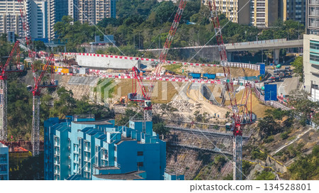 Dec 17 2025 Public Housing Infrastructure Construction Site In Sham Shui Po 134528801