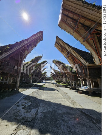 This is traditional house from Tana Toraja 134528942