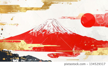 富士山 134529317