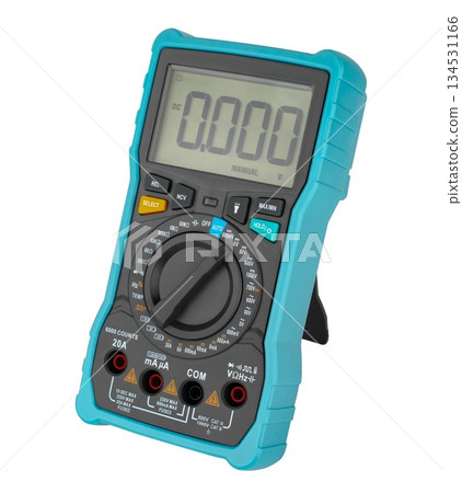 Multimeters, measuring instrument, on white background in insulation 134531166