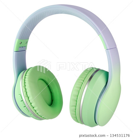 Wireless headphones for computer, on white background in isolation Wireless headphones for computer, on white background in isolation 134531176