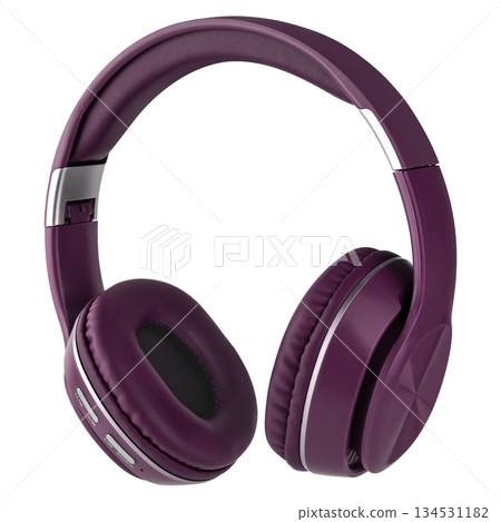 Wireless headphones for computer, on white background in isolation 134531182