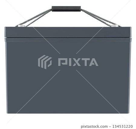 industrial gel battery, insulated on white background industrial gel battery, insulated on white background 134531220