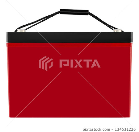 industrial gel battery, insulated on white background industrial gel battery, insulated on white background 134531226