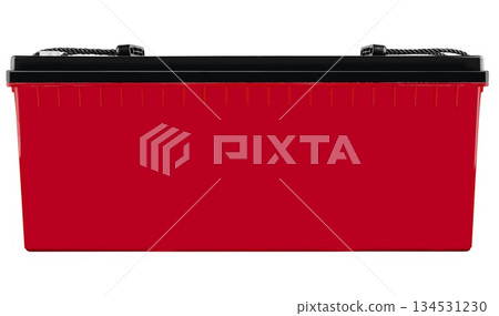 industrial gel battery, insulated on white background industrial gel battery, insulated on white background 134531230