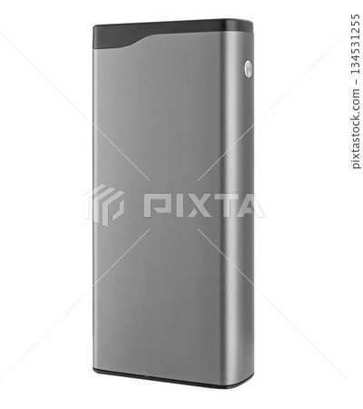 portable battery for phone charging, Power bank, on white background in insulation portable battery for phone charging, Power bank, on white background in insulation 134531255