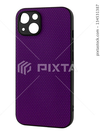 silicone phone case, on white background in insulation silicone phone case, on white background in insulation 134531387