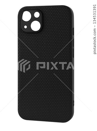 silicone phone case, on white background in insulation silicone phone case, on white background in insulation 134531391