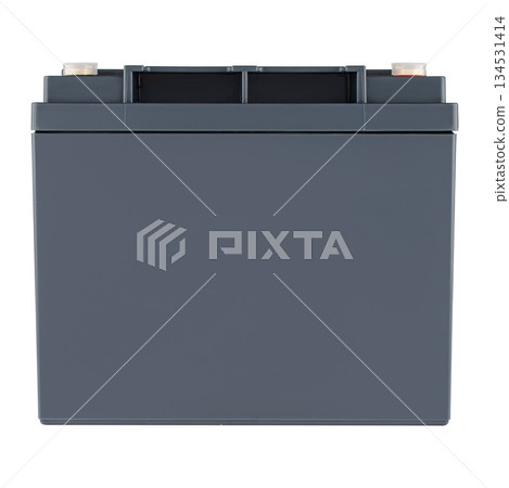 industrial gel battery, insulated on white background industrial gel battery, insulated on white background 134531414