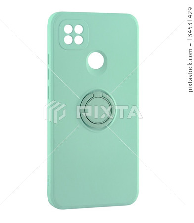 Silicone phone case, white background in insulation Silicone phone case, white background in insulation 134531429