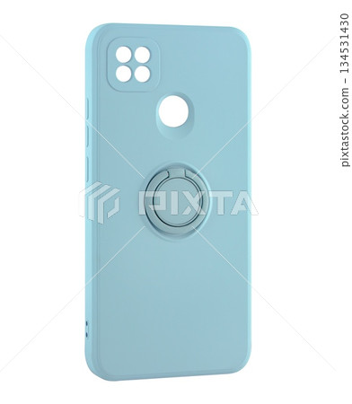 Silicone phone case, white background in insulation Silicone phone case, white background in insulation 134531430