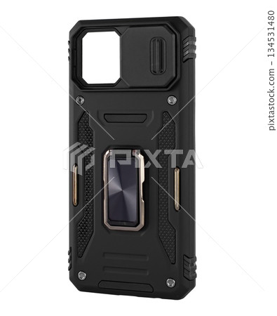 Silicone shockproof phone case, white background in insulation 134531480