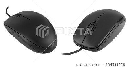 computer mouse, manipulator, on a white background in isolation 134531558