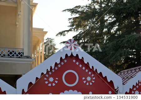 Gingerbread House Outdoor Decoration Gingerbread House Outdoor Decoration 134531900