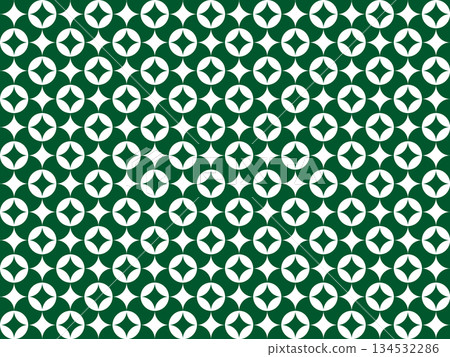 深綠色景泰藍花紋背景 134532286