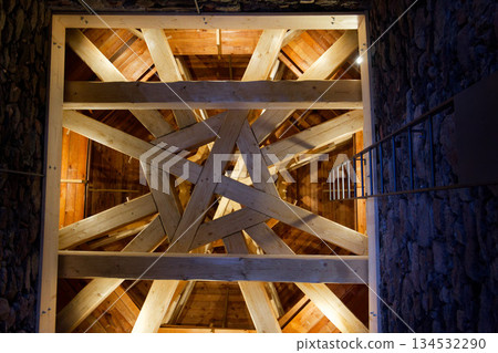 Church of Assumption with glass roof in mountains country, Neratov, Orlicke hory, Eagle Mountains, Czech republic Church of Assumption with glass roof in mountains country, Neratov, Orlicke hory, Eagle Mountains, Czech republic 134532290