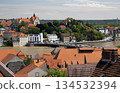 The city of Meissen. View of the Elbe river, flooded during the floods in June 2013 134532394