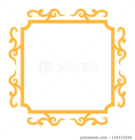 Elegant vintage frame design for creative projects and decor Elegant vintage frame design for creative projects and decor 134533589