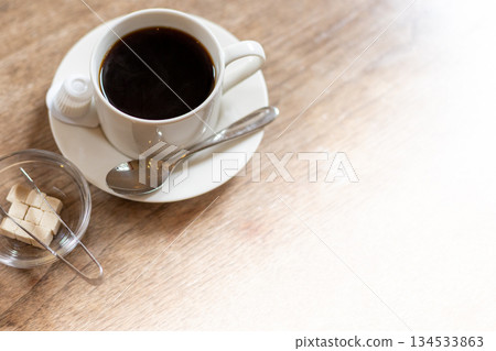 Cafe coffee that stands out against a white background Cafe coffee that stands out against a white background 134533863