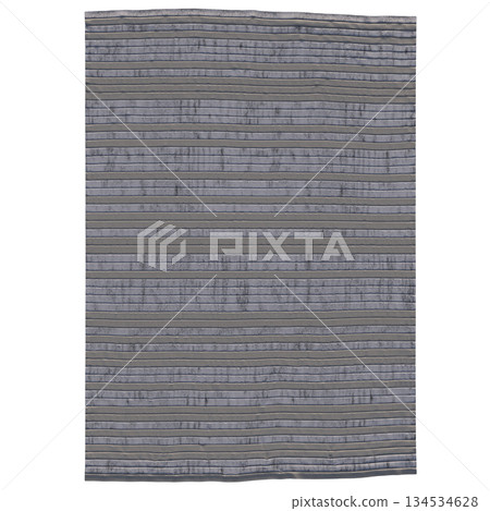 carpet for interior isolated on transparent background, home decor, 3D illustration, cg render 134534628