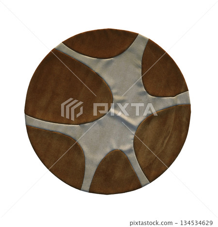 carpet for interior isolated on transparent background, home decor, 3D illustration, cg render 134534629