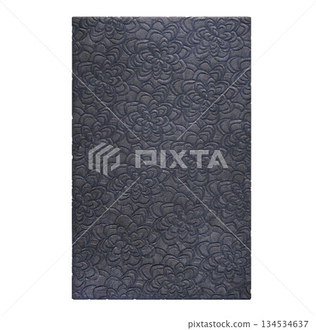 carpet for interior isolated on transparent background, home decor, 3D illustration, cg render 134534637