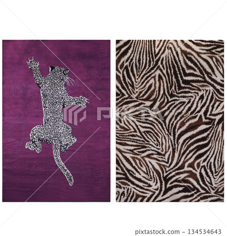 carpet for interior isolated on transparent background, home decor, 3D illustration, cg render 134534643