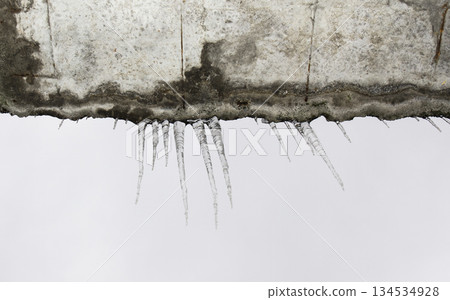icicle, frozen water 134534928