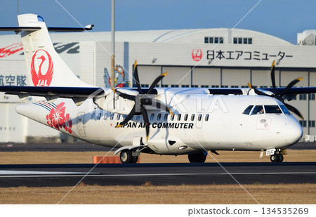 JTA Japan Transocean Air taxiing JTA Japan Transocean Air taxiing 134535269