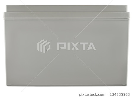 Gel battery, industrial, large capacity, insulated on white background 134535563