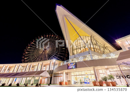 Night view of Laguna Ten Bosch (Festival Market), Gamagori City Night view of Laguna Ten Bosch (Festival Market), Gamagori City 134535870