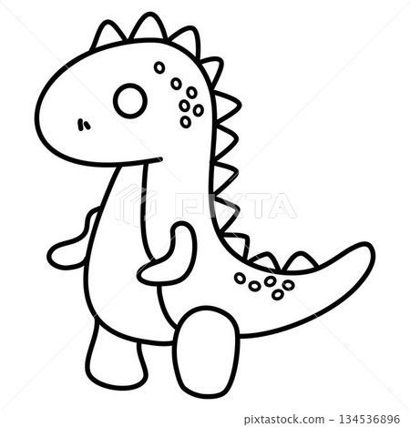 Giganotosaurus Coloring Page for Kids 134536896