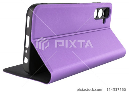 phone case, on a white background in insulation 134537560