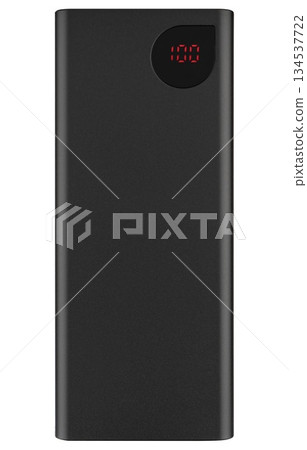 portable external battery for charging your phone, on white background in insulation 134537722