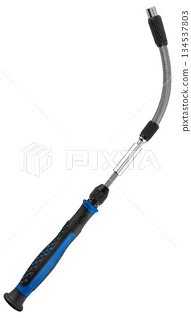 screwdriver for different bits, on white background in insulation 134537803