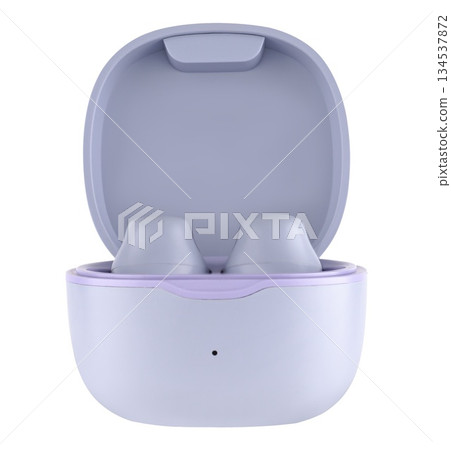 Wireless acoustic headphones, phone accessory, on white background Wireless acoustic headphones, phone accessory, on white background 134537872