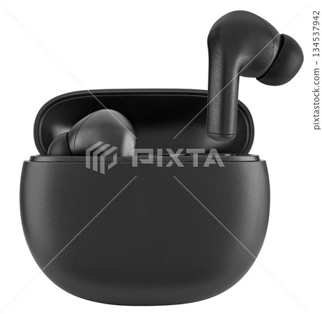 wireless acoustic headphones, on a white background in isolation wireless acoustic headphones, on a white background in isolation 134537942