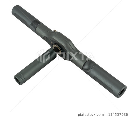 Screwdriver, bit holder, tool, isolated on white background 134537986
