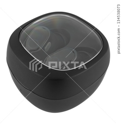 Wireless acoustic headphones, phone accessory, on white background Wireless acoustic headphones, phone accessory, on white background 134538073