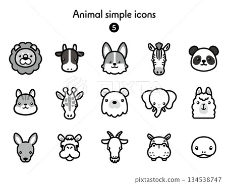 簡易動物圖示集 5 134538747