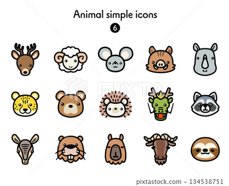 簡單圖示集 動物 6 134538751