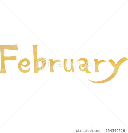Beautiful watercolor February icon image illustration Beautiful watercolor February icon image illustration 134540316