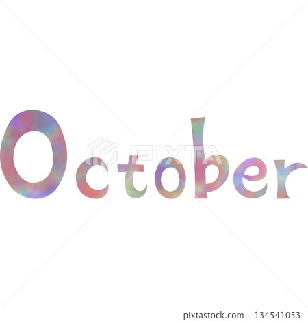Beautiful watercolor October icon image illustration Beautiful watercolor October icon image illustration 134541053