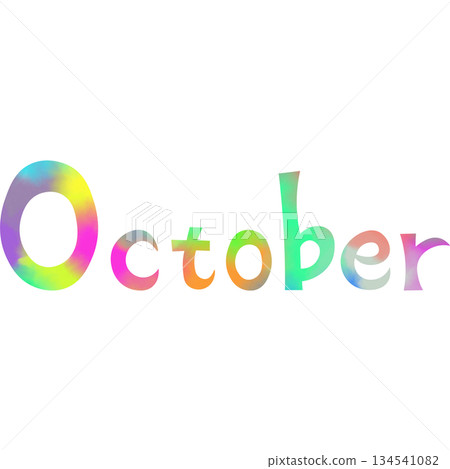 Beautiful watercolor October icon image illustration Beautiful watercolor October icon image illustration 134541082
