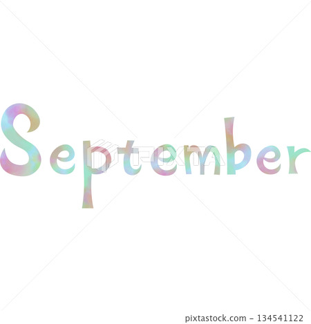 Beautiful watercolor pattern September icon image illustration Beautiful watercolor pattern September icon image illustration 134541122