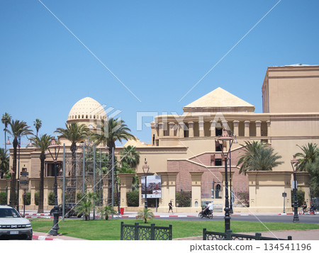 Theater across from Marrakech Station, Morocco 134541196