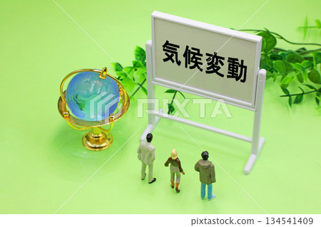 Climate change text material 134541409