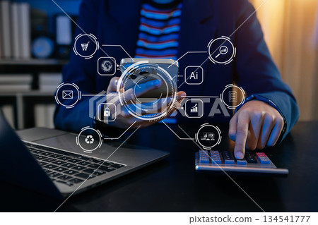 Digital marketing, Business using Digital tablet finance and sale data growth on interface icons, Banking, Finance, Business Strategy Digital marketing, Business using Digital tablet finance and sale data growth on interface icons, Banking, Finance, Business Strategy 134541777